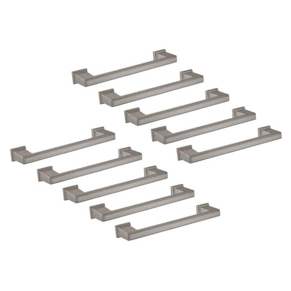 Design House Gage 5 in. (128 mm)Center to Center Satin Nickel Cabinet Bar Pull (10-Pack )