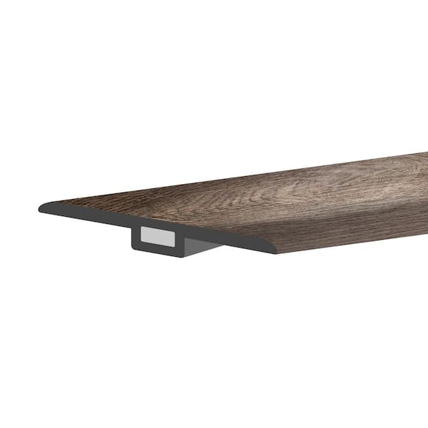 Lucida Surfaces TruCore Bark 1-3/4 in. W x 47-1/4 in. L x 0.27 in. T Vinyl T-Molding