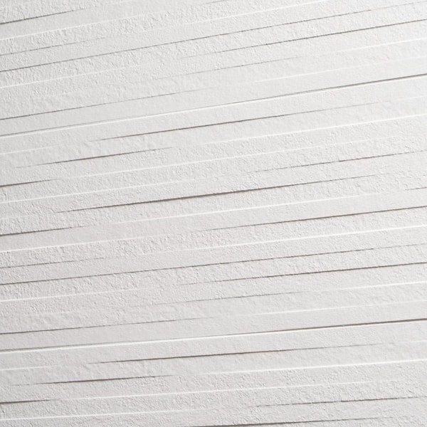 Ivy Hill Tile Rejuvenate Multilevel White 11.81 in. x 35.43 in