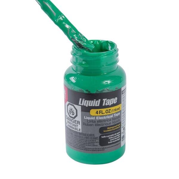 Gardner Bender Green Liquid Electrical Tape 4 oz. LTG-400 - The Home Depot