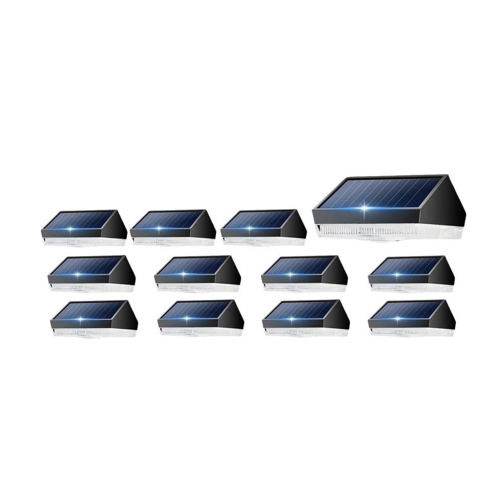 Solar Fence Lights 12 Pack with RGB 6 Color Modes, IP65 Waterproof Outdoor Deck Lights for Wall, Patio, and Backyard price history on PriceWatchPro