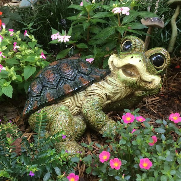 HOMESTYLES Small Whimsical Turtle 2-Piece Assortment (1-Piece Each