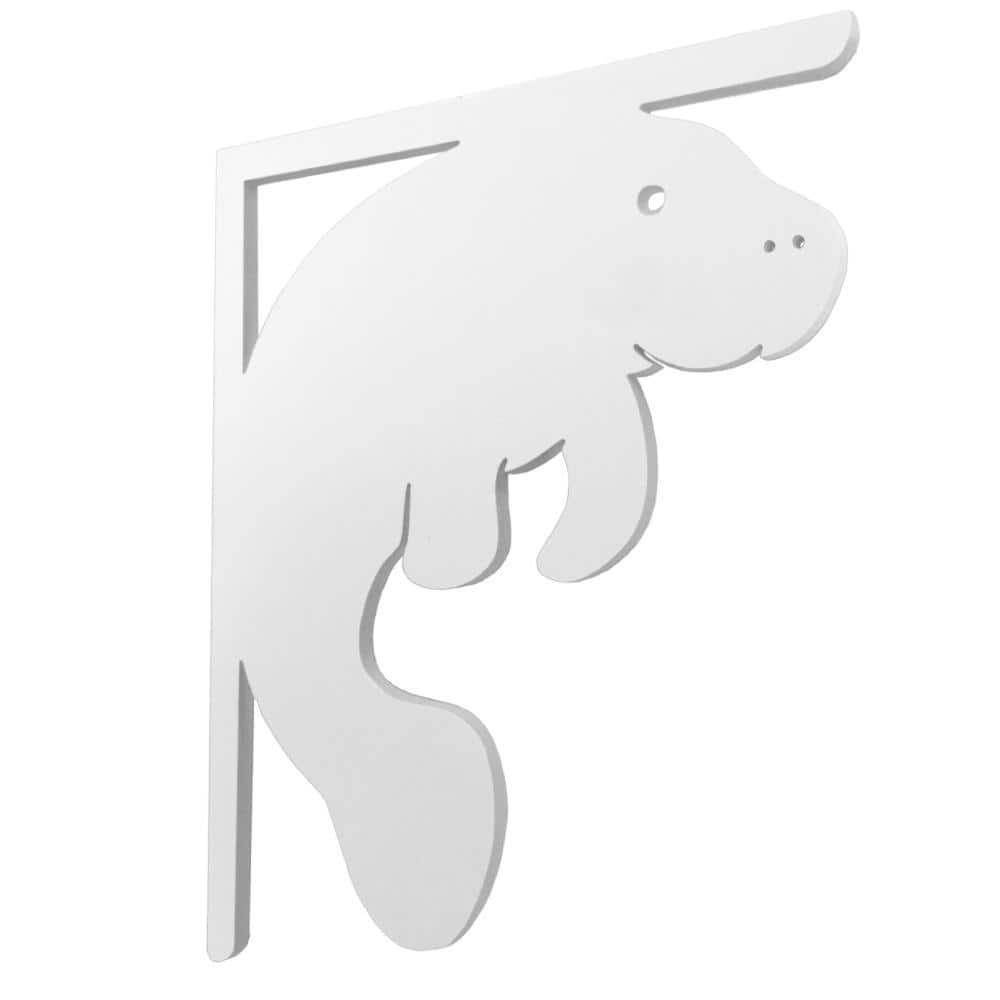 16 in. Paintable PVC Decorative Manatee Mailbox or Porch Bracket price history on PriceWatchPro