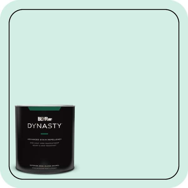 1 qt. #P440-1 Shimmering Pool Semi-Gloss Enamel Interior Stain-Blocking Paint & Primer