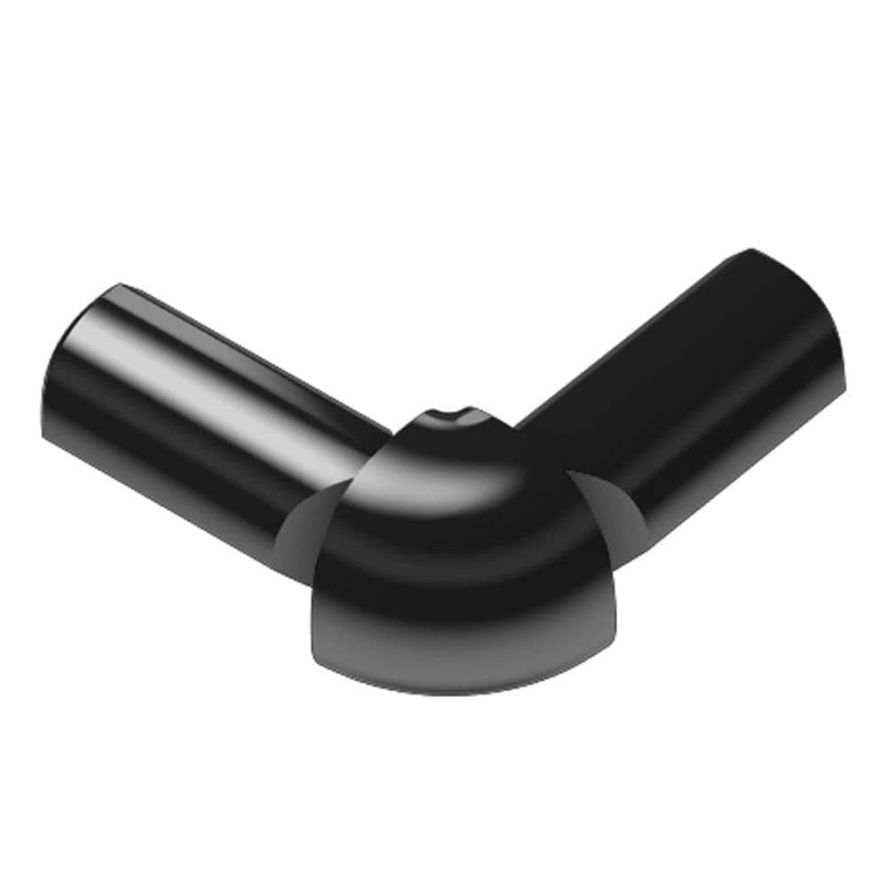 Rondec Bright Black Anodized Aluminum 1/2 in. x 1 in. Metal 90° Double-Leg Outside Corner price history on PriceWatchPro