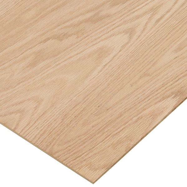 Columbia Forest Products 1/4 in. x 2 ft. x 4 ft. PureBond Red Oak Plywood Project Panel (Free Custom Cut Available)