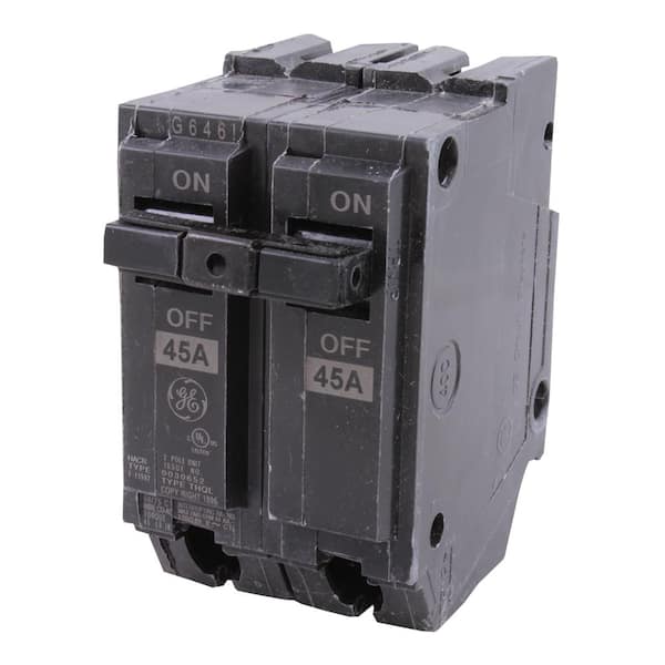 GE 45 Amp 2 in. Double-Pole Circuit Breaker