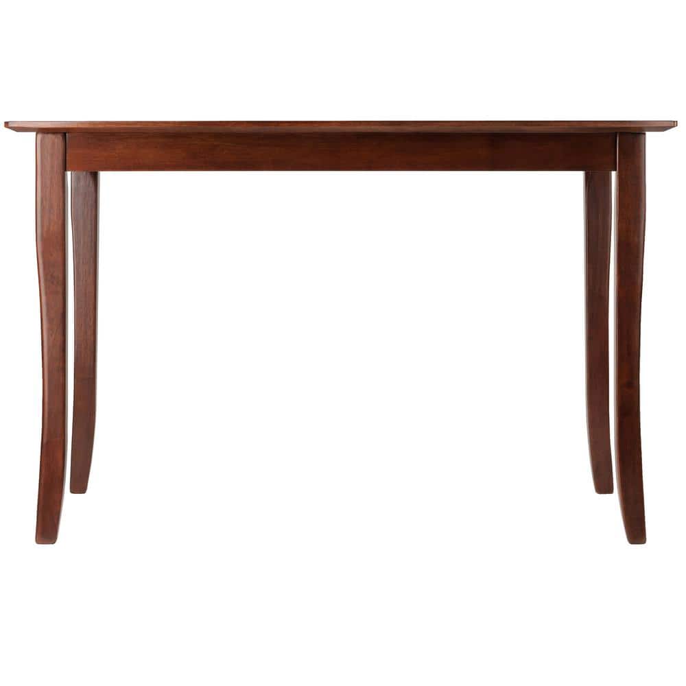 Scandinavian Mid-Century Modern Solid Wood Dining Table in Walnut