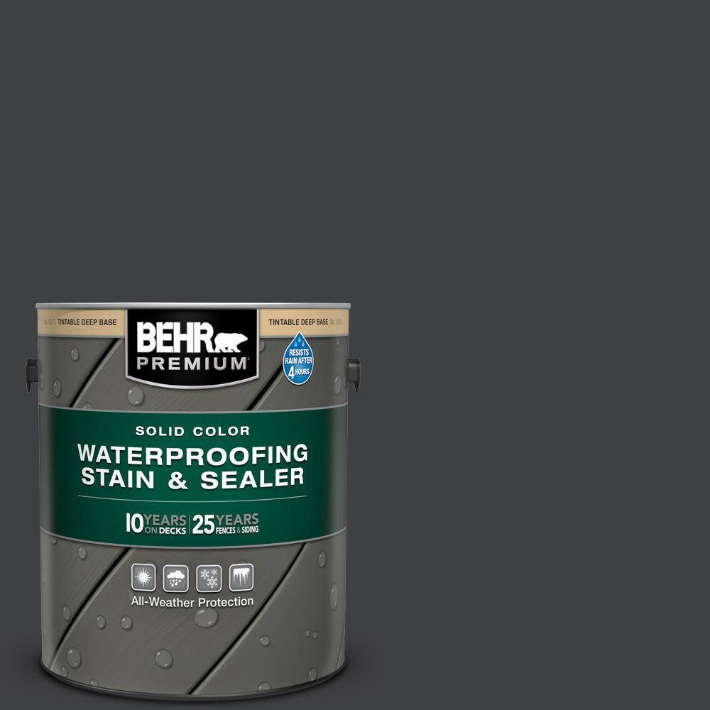 Have a question about BEHR PREMIUM 1 gal. HDCMD04 Totally Black