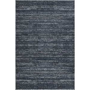 Uptown Collection Madison Avenue Navy Blue 4' 0 x 6' 0 Area Rug
