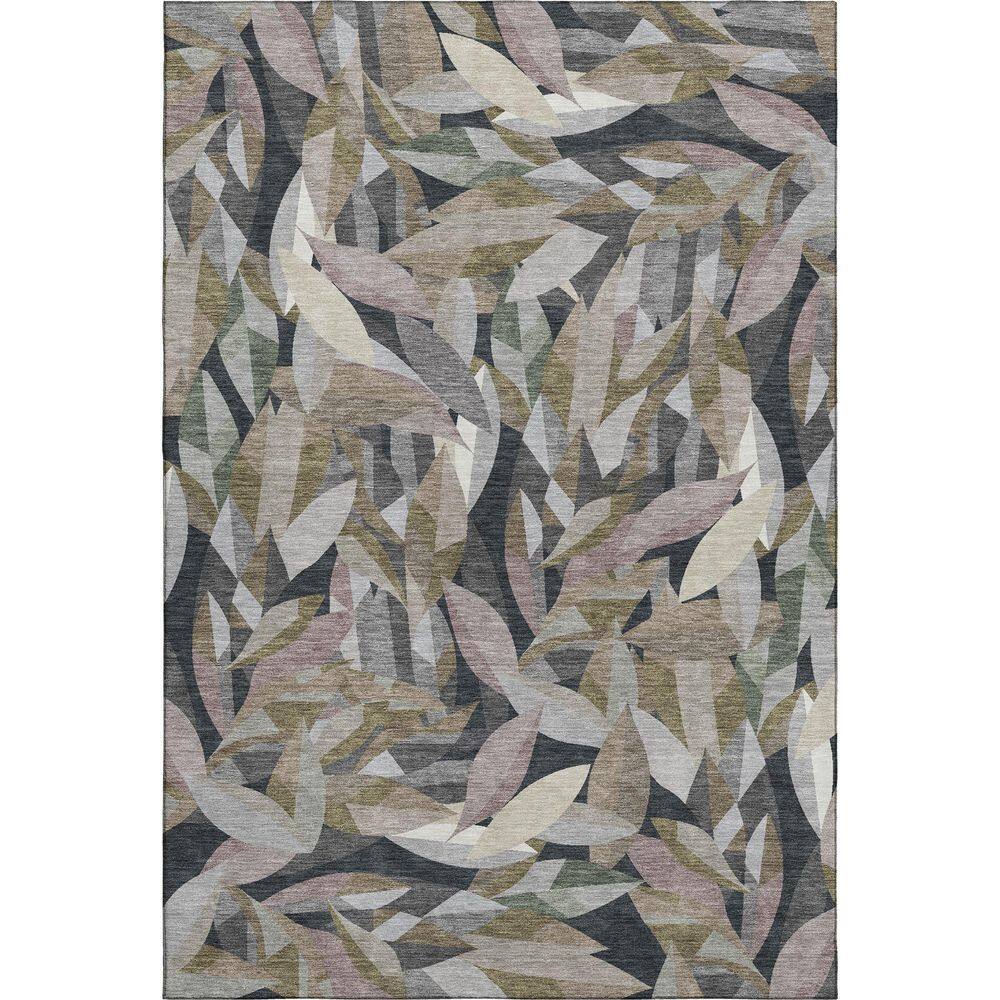 Mayfield Premium Machine Washable Abstract AMF2383 Khaki 3 ft. x 5 ft. Area Rug price history on PriceWatchPro