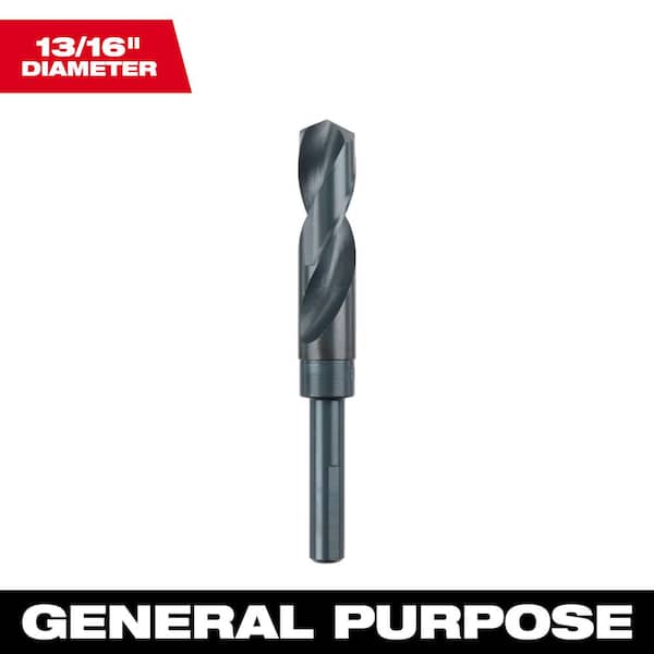 Milwaukee 13/16 in. S and D Black Oxide Drill Bit
