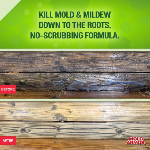 Mold Armor 1 gal. E-Z Outdoor Deck and Fence Wash Mold and Mildew