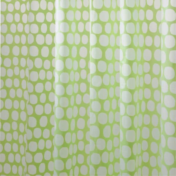 Unbranded Honeycomb EVA Shower Curtain in Lime