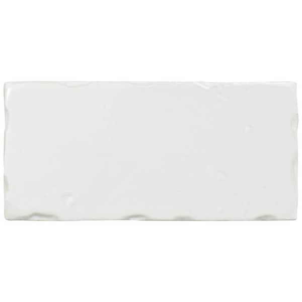 Merola Tile Novecento Verdin 2-1/2 in. x 5-1/8 in. Ceramic Subway Wall Tile (6.16 sq. ft. / case)