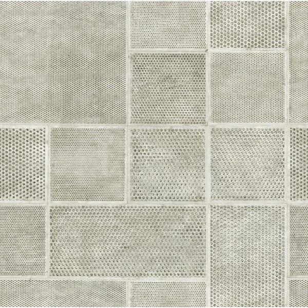 Fine Decor Ellison Taupe Geometric Taupe Wallpaper Sample