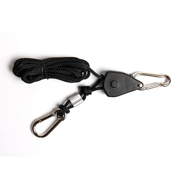1/8" Ratchet Heavy Duty Grow Light Hanger Ropes Adjustable Hanging Strings 058B 