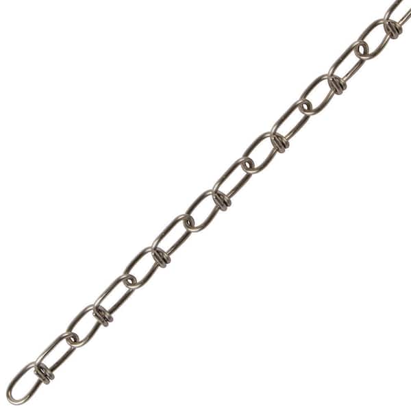2/0 x 25 ft. Stainless Steel Double Loop Chain
