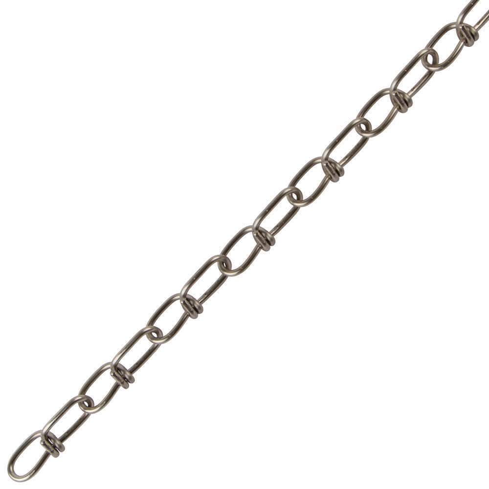 "#3 x 100 ft. Stainless Steel Double Loop Chain" price history on PriceWatchPro