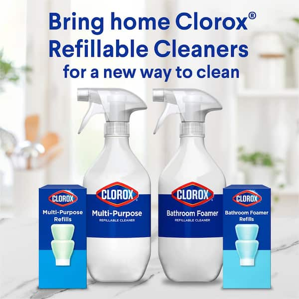 Clorox 32 oz. Crisp Lemon Scent Bleach Free Disinfecting All-Purpose  Cleaner Spray 4460060044 - The Home Depot