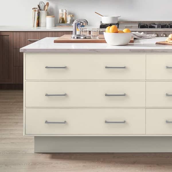 1 gal. PPG1024-2 Antique White Semi-Gloss Door, Trim & Cabinet Paint