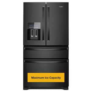 Maytag 25 cu. ft. French Door Refrigerator in Black with POWER