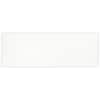 MSI White Beveled 17 in. x 49 in. Polished Engineered Marble Shower ...