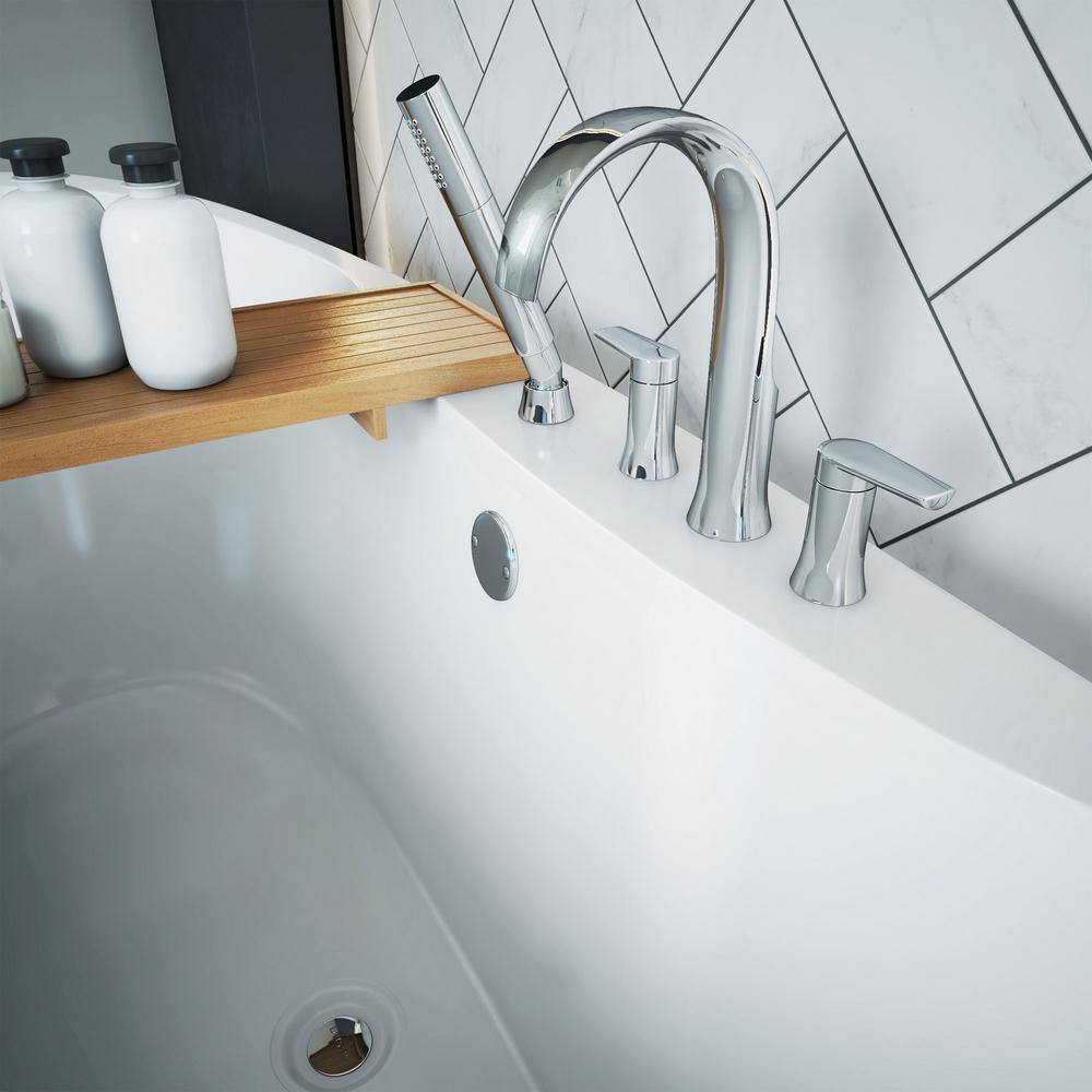 Montego 60" White Acrylic Freestanding Bathtub