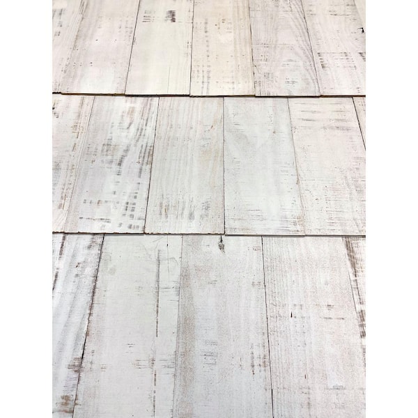 Easy Planking Thermo-treated 1/4 in. x 5 in. x 4 ft. Black and White Barn Wood Wall Planks (10 Sq. ft. per 6 Pack)