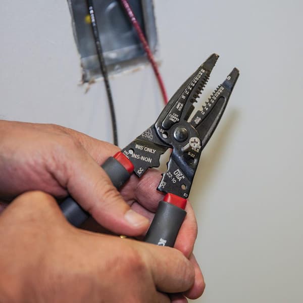 2018 Mini Portable Wire Stripper Crimper Pliers Crimping Cable Cutter Multi Tool 