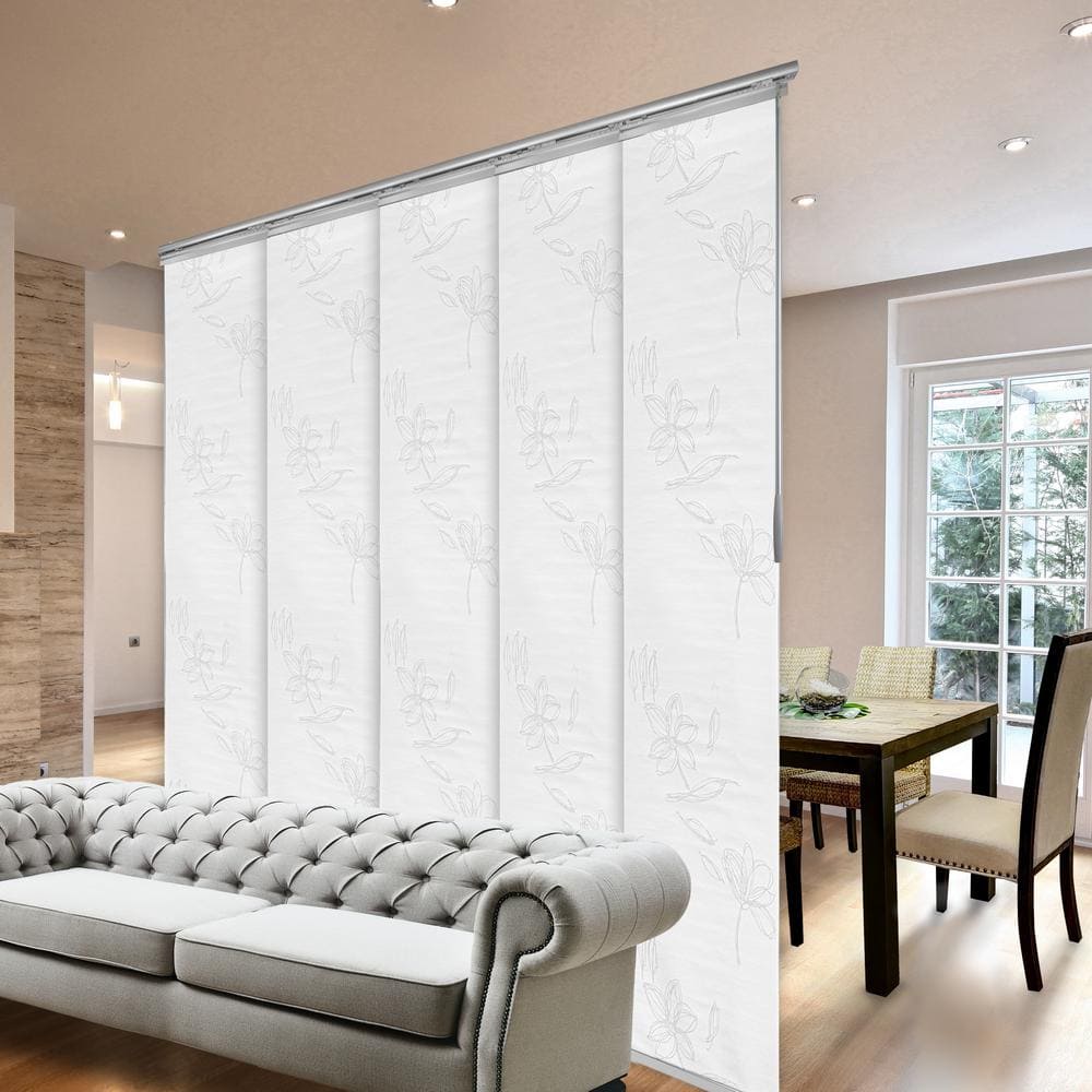 Primrose Adjustable Sliding Single Rail Track with 23.5 in. Slates, Extendable 58 in. to 110 in. W x 116 in. L price history on PriceWatchPro