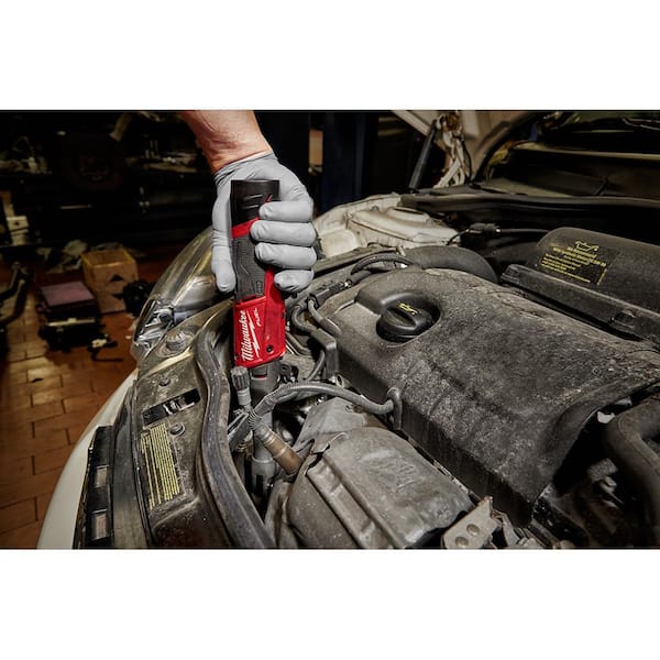 Milwaukee M12 FUEL 12V Lithium Ion Brushless Cordless 1 4 in. Extended Reach Ratchet Kit with One 2.0 Ah Batteries 2559 21 The Home Depot