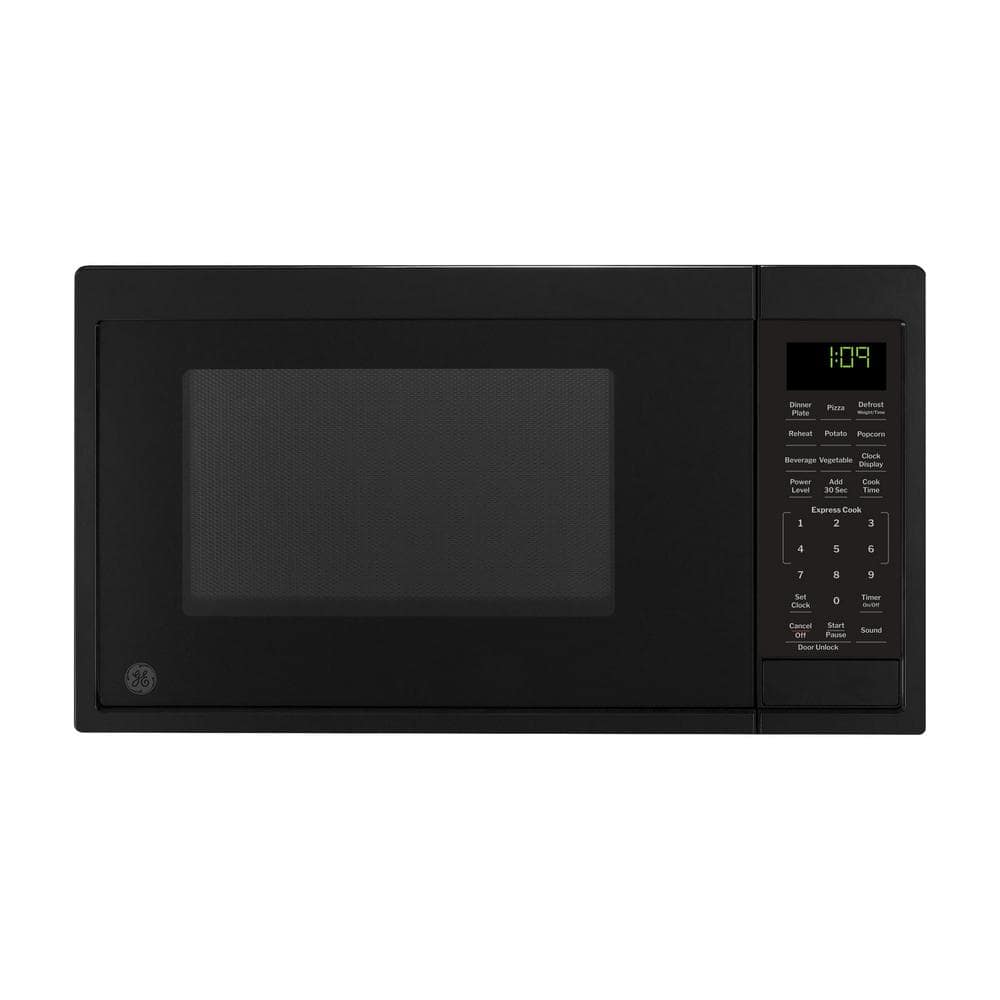 0.9 cu. ft. 900-Watt Countertop Microwave in Black