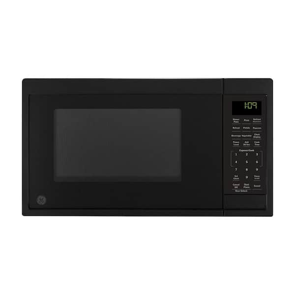 GE 0.9 cu. ft. 900-Watt Countertop Microwave in Black