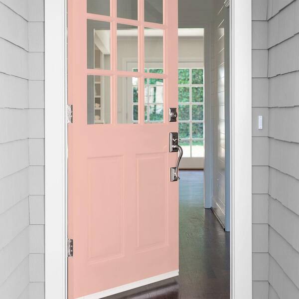 Glidden Essentials 1 gal. PPG1063-4 Georgia Peach Satin Exterior