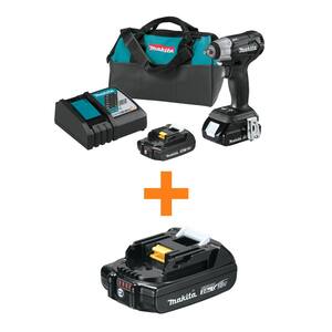 18V LXT Sub-Compact Brushless Cordless 3/8 in. Square Drive Impact Wrench Kit with bonus 18V LXT Battery Pack 2.0Ah