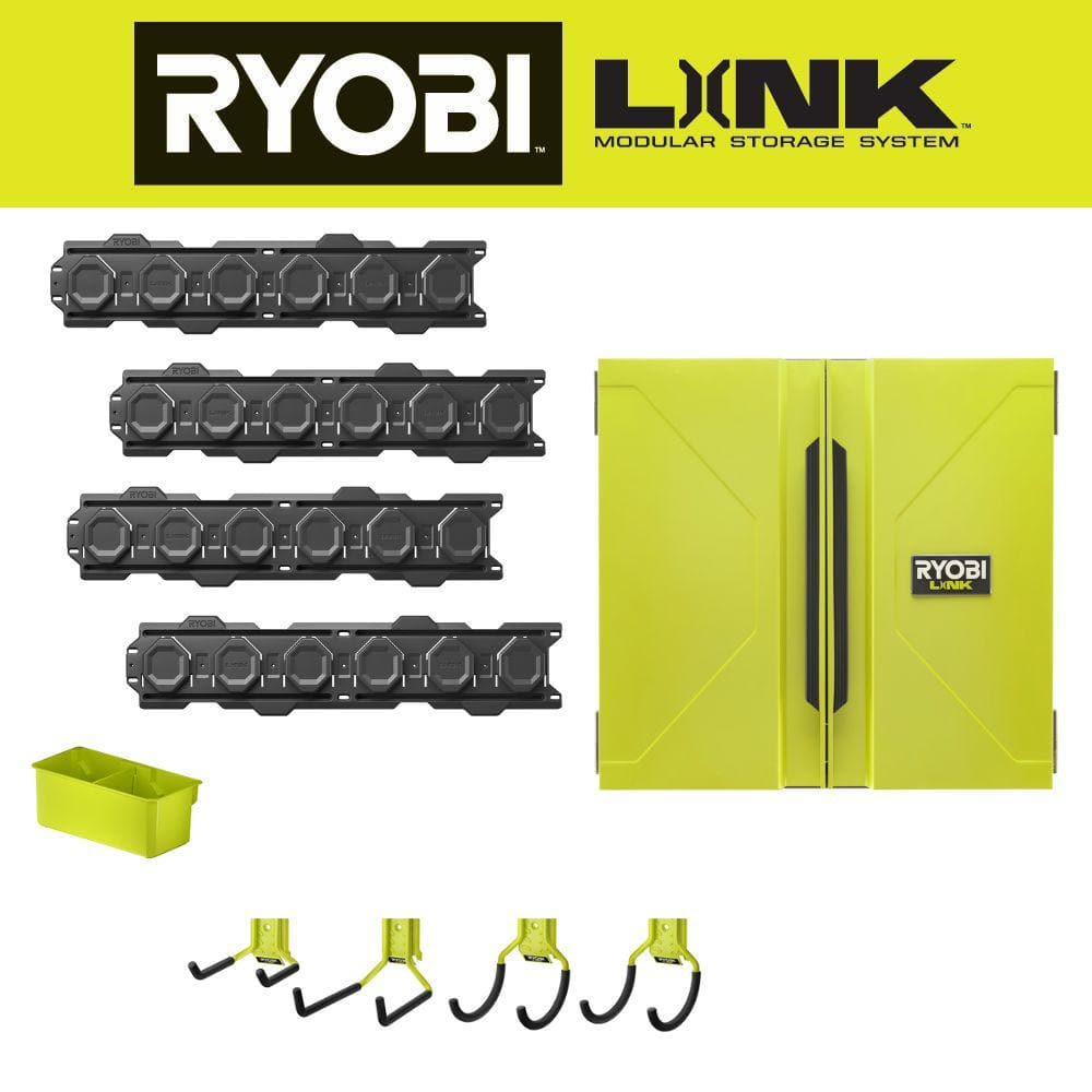 LINK Wall Cabinet with LINK 7-Piece Wall Storage Kit and LINK (2-Pack) Of Wall Rails price history on PriceWatchPro