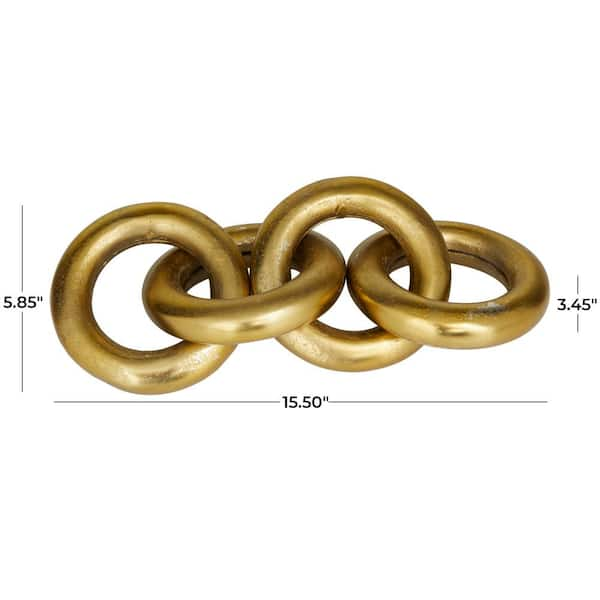 Gold aluminum clearance chain