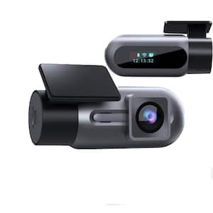 1080P Wi-Fi FHD Front Dashcam with Night Vision 24 Hours Parking Mode, WDR, Loop Recording, G-Sensor, APP, Support 128GB