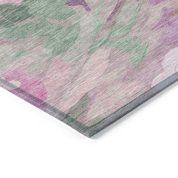 Chantille Machine Washable Indoor/Outdoor Abstract ACN2264 Blush 5 ft. x 7 ft. 6 in. Area Rug