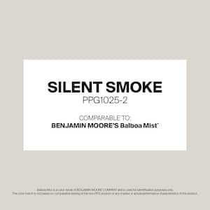 1 gal. PPG1025-2 Silent Smoke Satin Door, Trim & Cabinet Paint