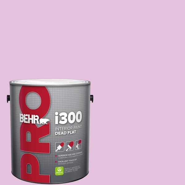 1 gal. #P110-2 Girl Talk Dead Flat Interior Paint