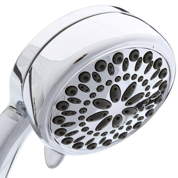 Delta 7-Spray 3.4 in. Single Wall Mount Handheld Shower Head in