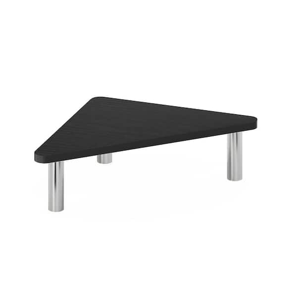 Turn-N-Tube 4.61 in. H Americano/Chrome Corner Monitor Riser Stand