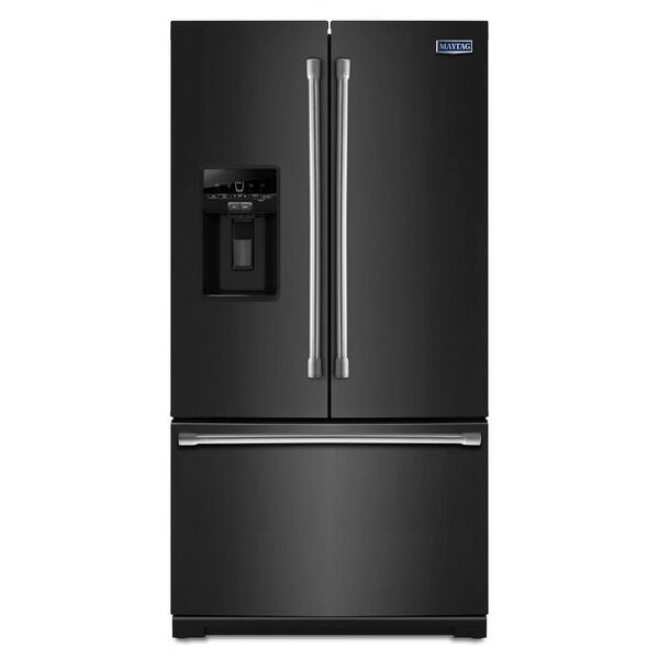 Maytag 26.8 cu. ft. French Door Refrigerator in Black