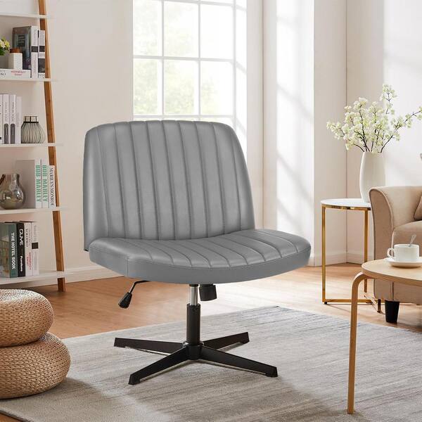 FENBAO Leather Padded Height Adjustable Wide Seat Ergonomic