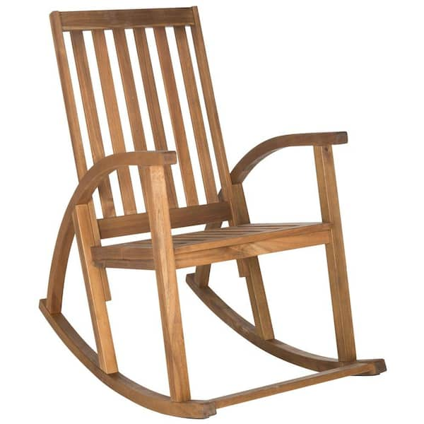 gerson acacia wood rocking chair