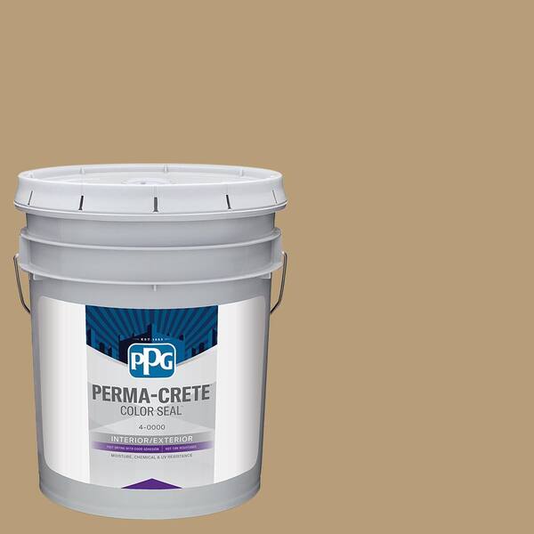 Color Seal 5 gal. PPG1086-5 Earthy Ocher Satin Interior/Exterior Concrete Stain