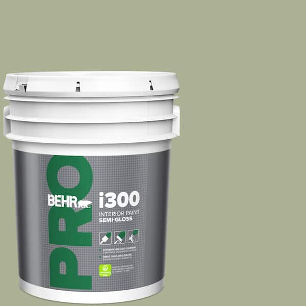 BEHR PRO 5 gal. #PPU10-06 Spring Walk Semi-Gloss Interior Paint