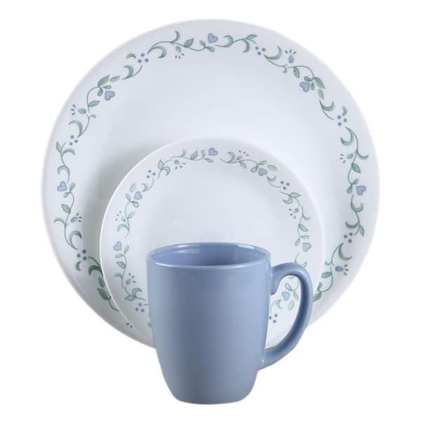 Corelle 16-Piece Casual Country Cottage Glass Dinnerware Set (Service for 4)